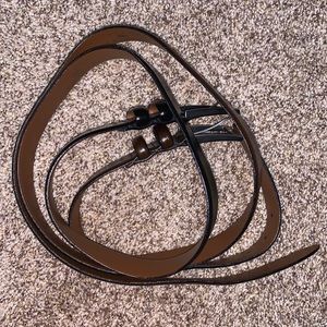 2 Joseph Abboud Leather Belts Brown